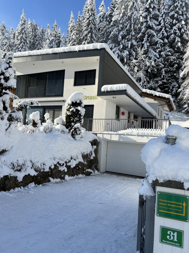 Appartement Ferienwohnung Haus Waldrand_winter Appartement Ferienwohnung Haus Waldrand_winter