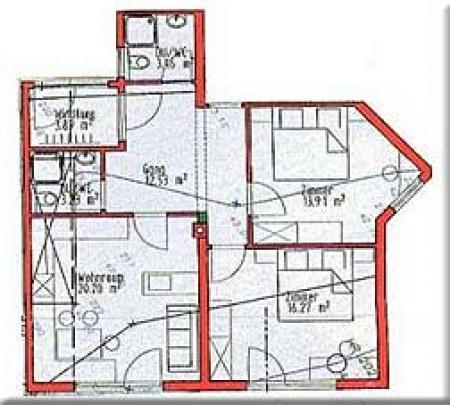 Appartement Ferienwohnung 72