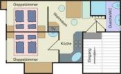 Appartement Ferienwohnung 3