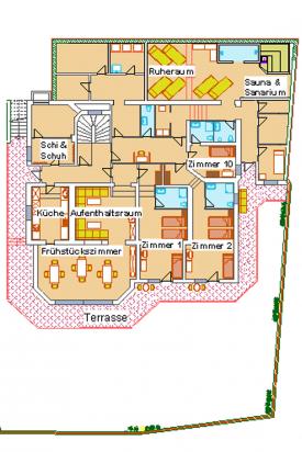 Pension Hallenbad