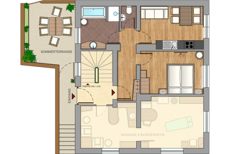 Appartement Ferienwohnung Whirlpool
