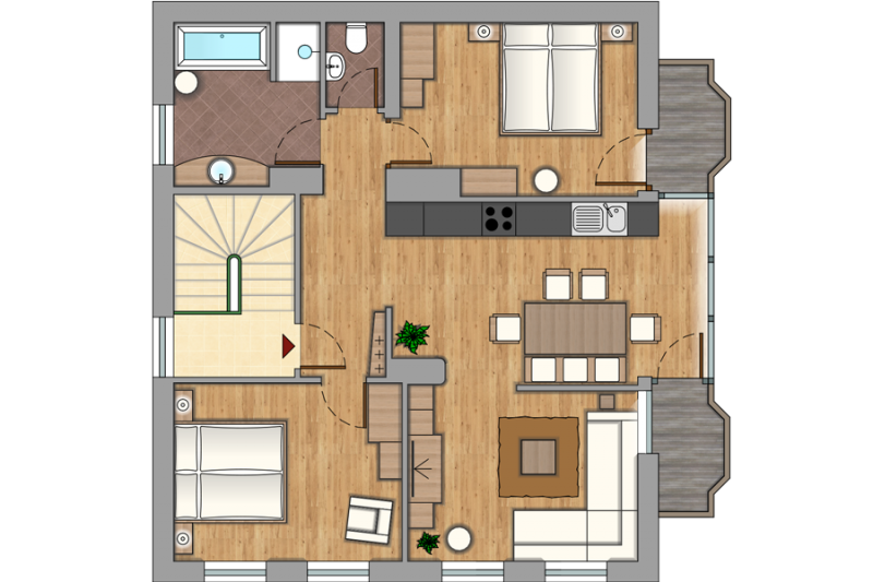 Appartement Ferienwohnung Schiverleih