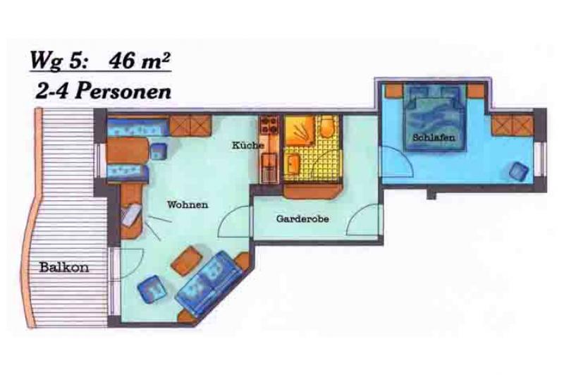 Appartement Ferienwohnung 89