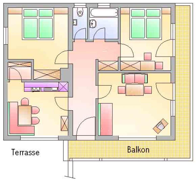 Appartement Ferienwohnung Tanzabende