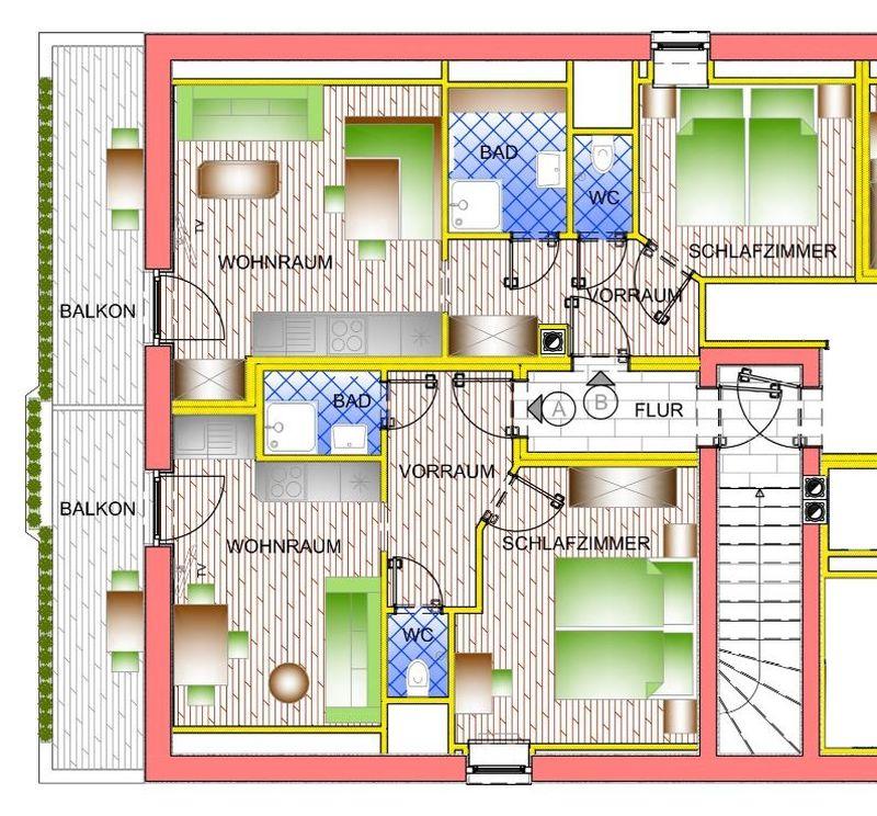 Appartement Ferienwohnung Reiten