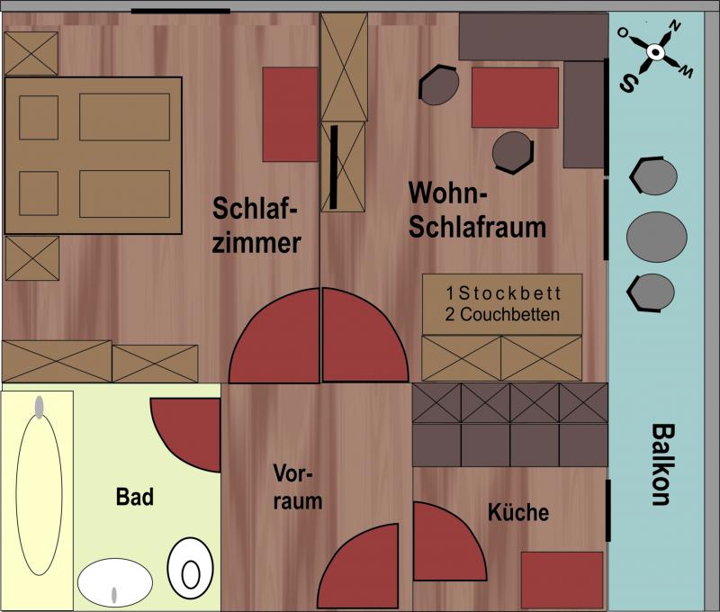 Appartement Ferienwohnung Radverleih