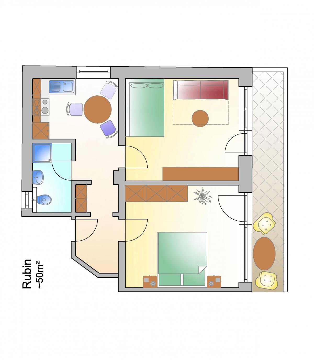 Appartement Ferienwohnung Schwimmbad