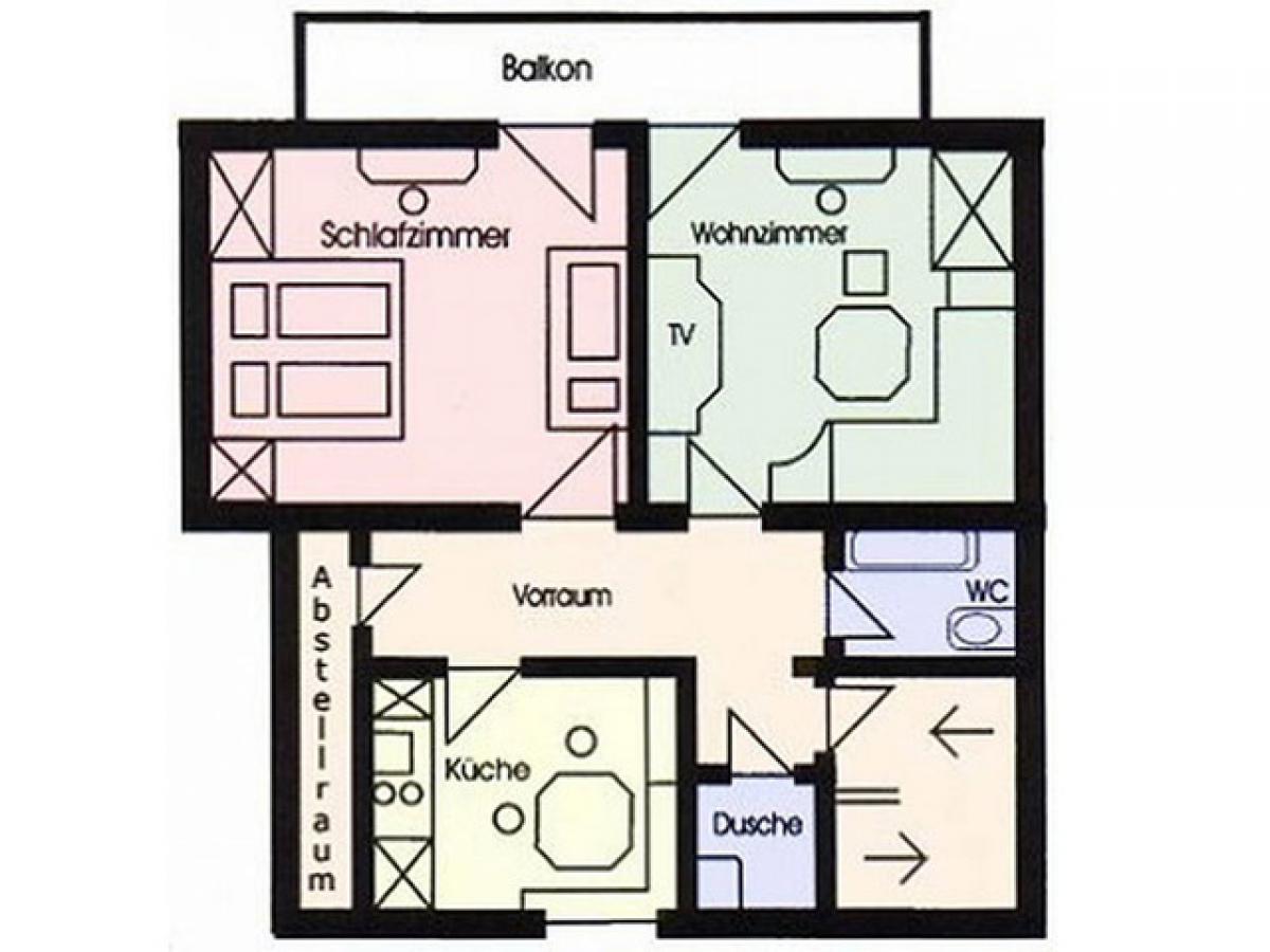 Appartement Ferienwohnung Whirlpool